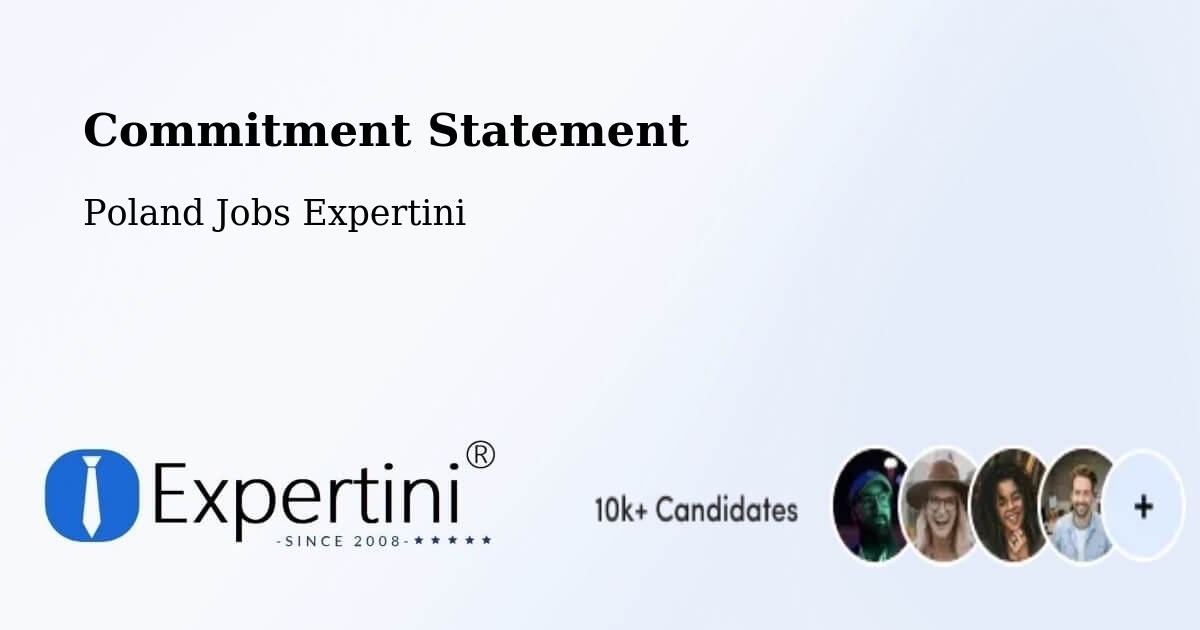 Corporate Commitment – Piątek - Poland Jobs Expertini