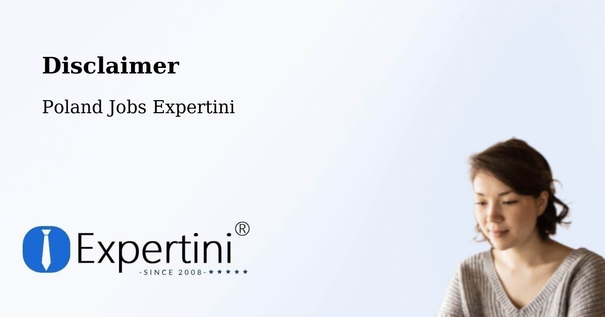 Disclaimer – Piątek - Poland Jobs Expertini