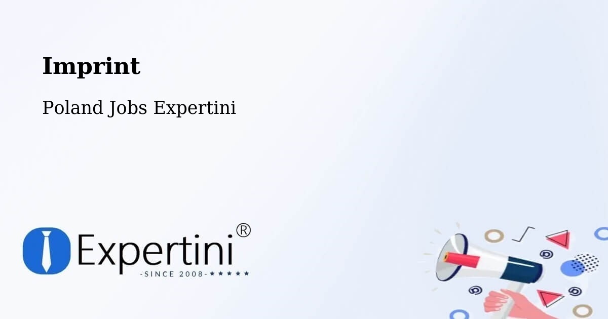 Imprint – Piątek - Poland Jobs Expertini